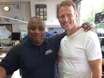 Rod and Terry Sherringham in Campions Shop